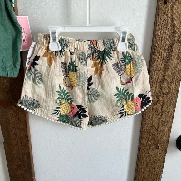 New Juicy Couture Girls Size 6 Tropical Boho Tank & Muslin Shorts Set - Picture 12 of 14